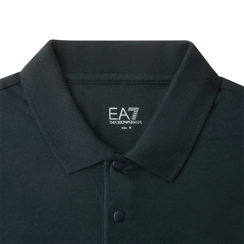 Logo-Patch Cotton Polo Shirt
