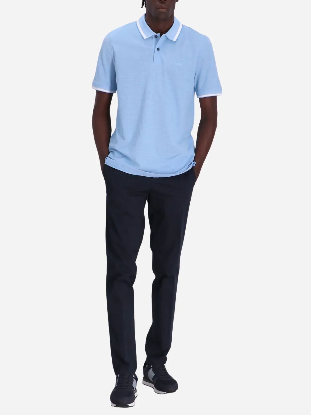 Slim-Cut Organic Cotton Trousers