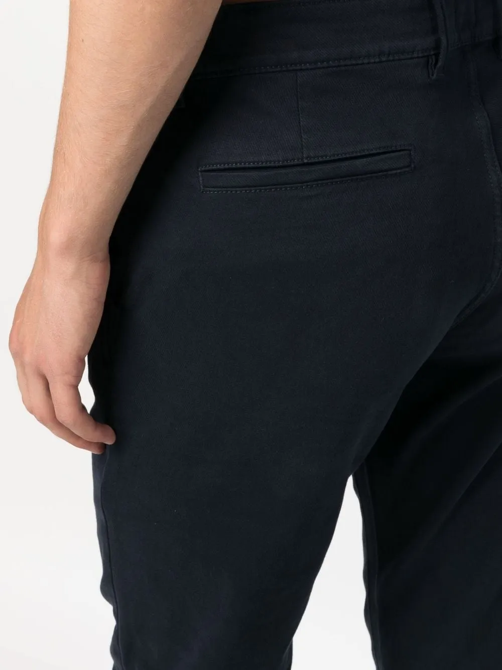 Mid-Rise Tapered-Leg Trousers