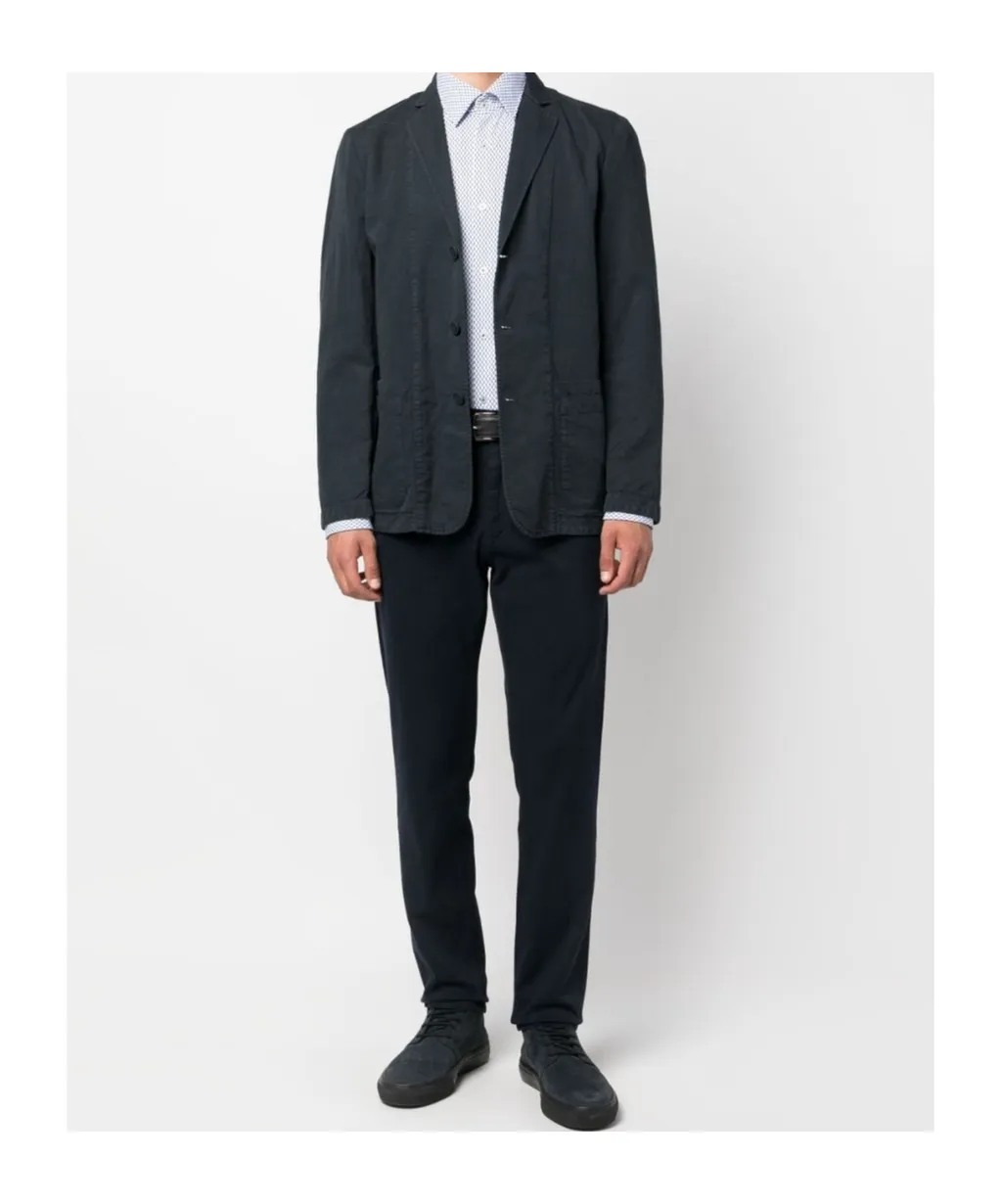 Mid-Rise Tapered-Leg Trousers
