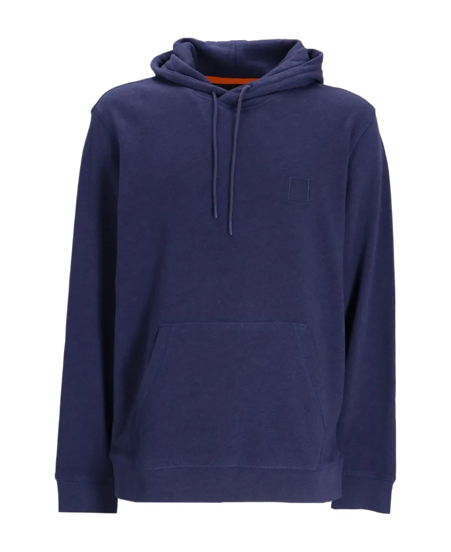 Logo-Patch Cotton Hoodie