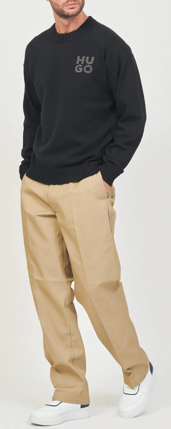 Logo-Print Crew-Neck Jumper
