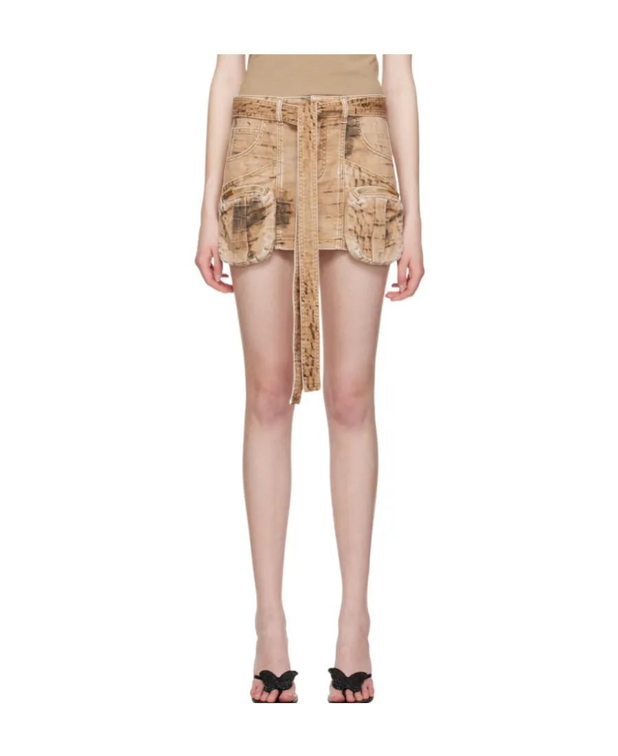 Overalls Denim Miniskirt