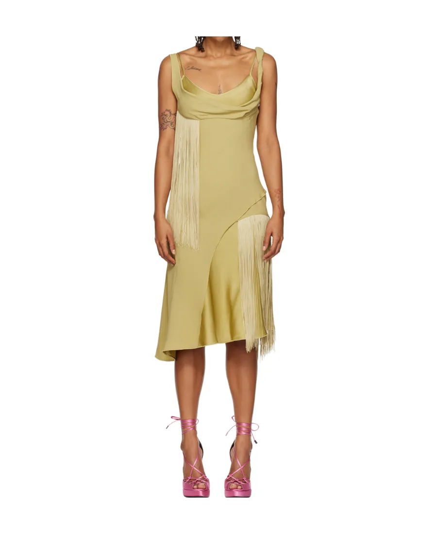 Medium Length Fringed Dress