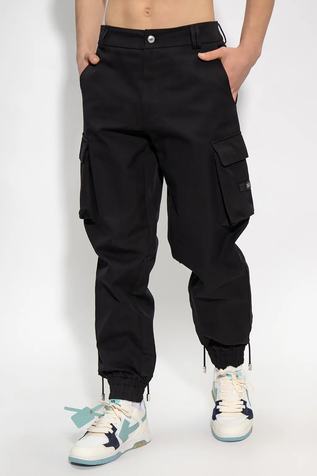 Logo-Patch Cargo Trousers