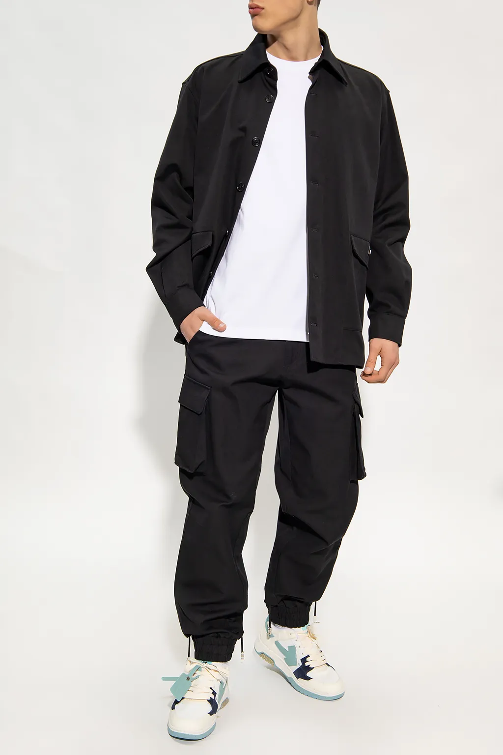Logo-Patch Cargo Trousers