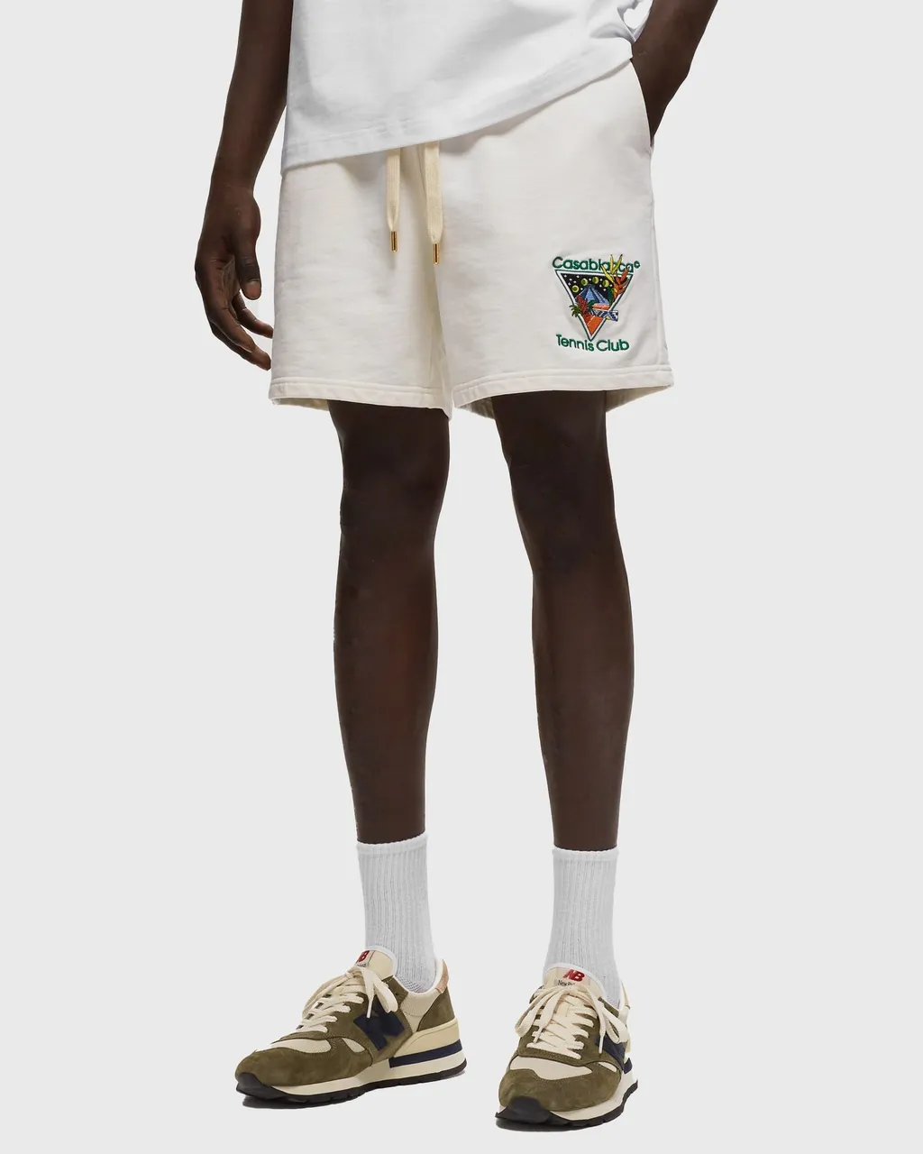 Logo-Embroidered Track Shorts