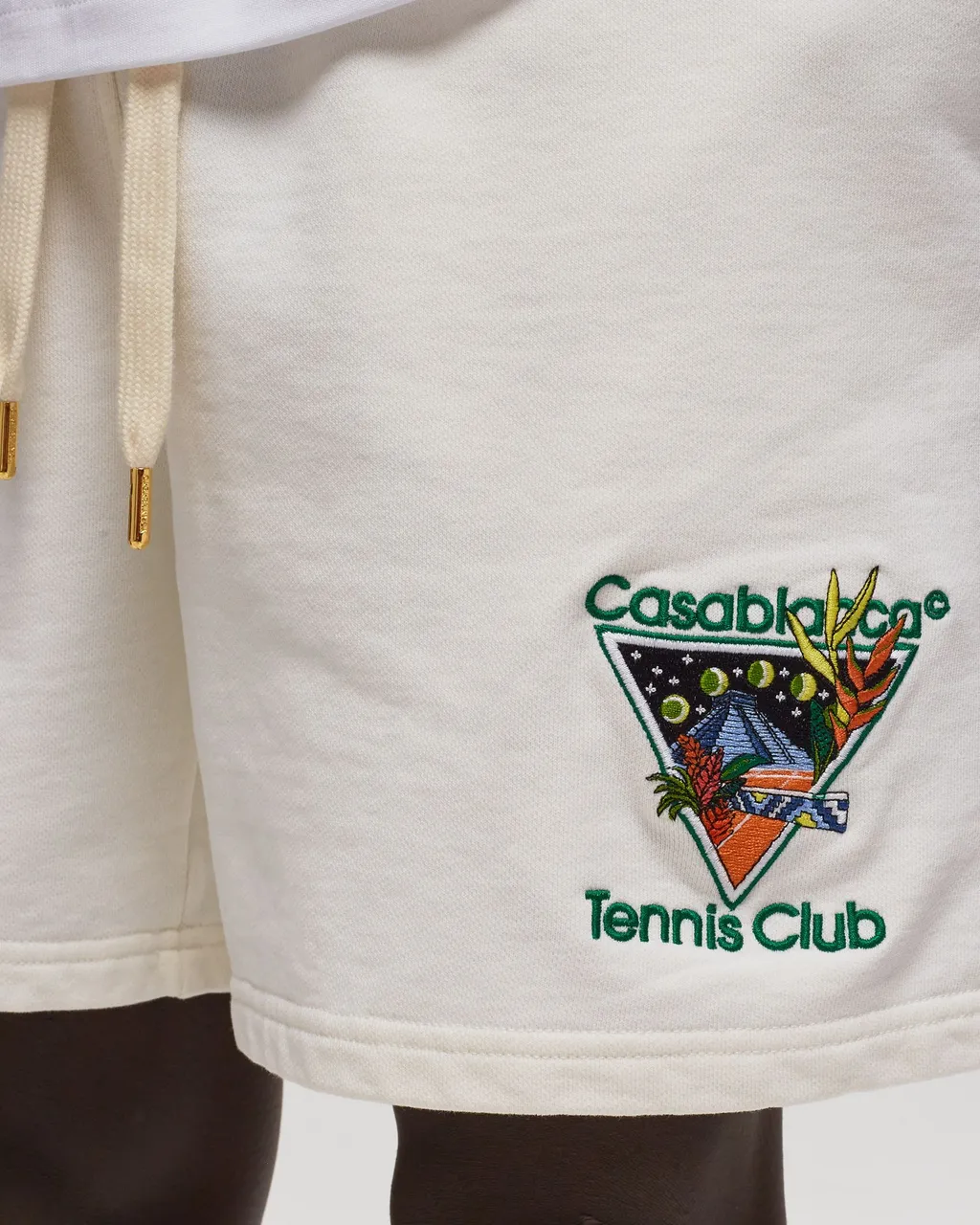 Logo-Embroidered Track Shorts