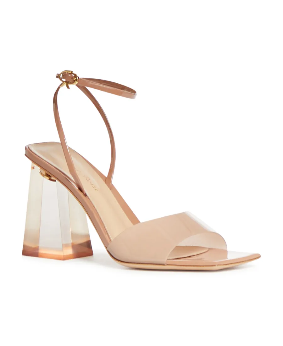 85Mm Square-Toe Sandals