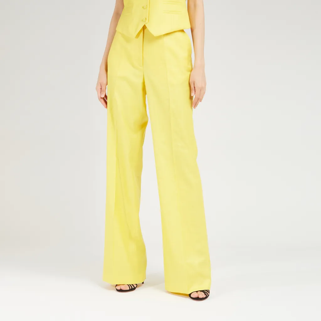 Front Pleated Casual Pants