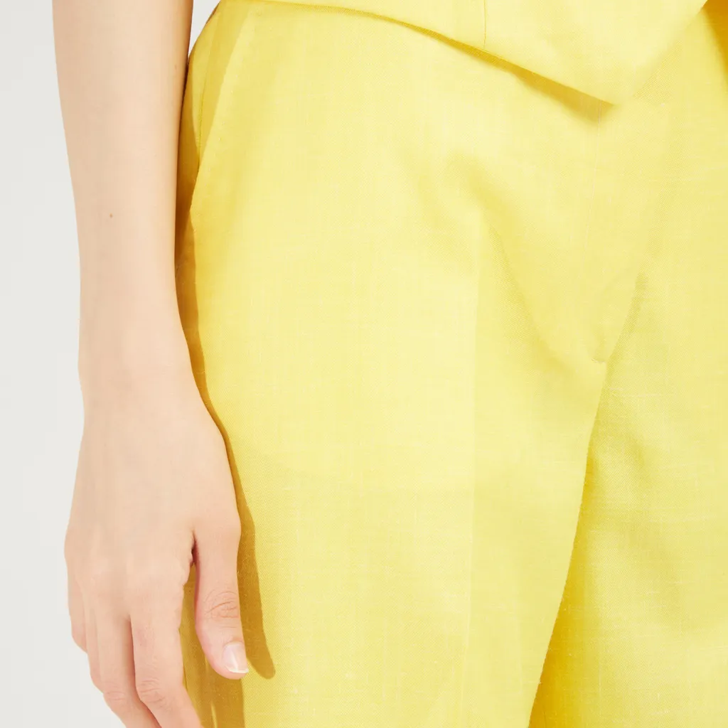 Front Pleated Casual Pants
