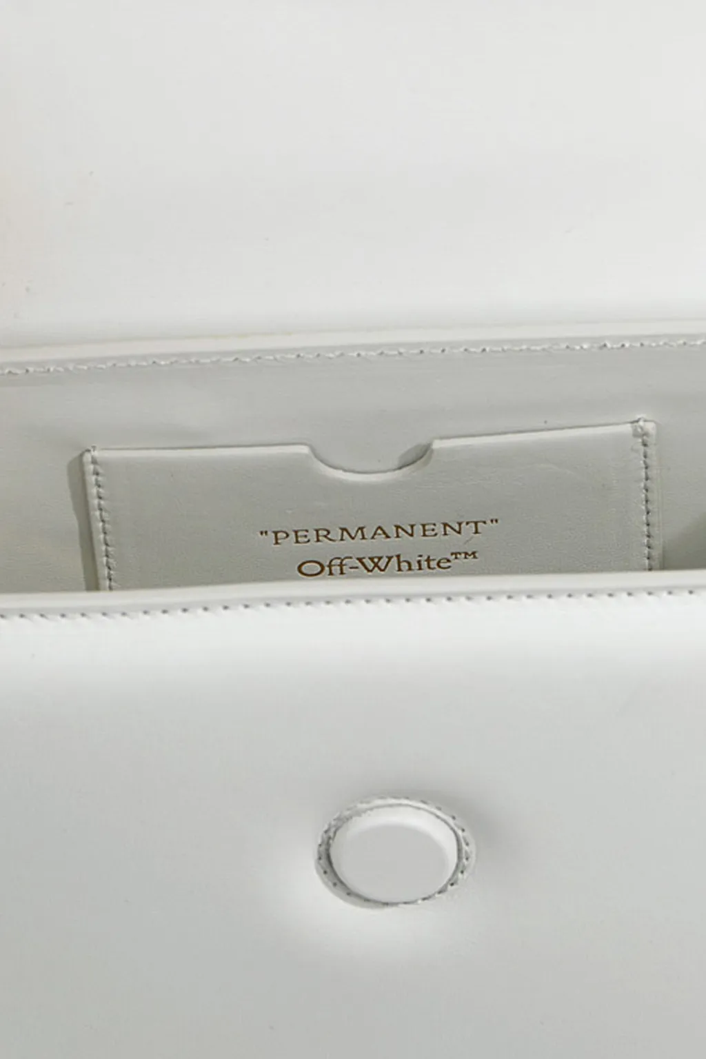 Off-White Burrow Cut-Out Detailed Shoulder Bag