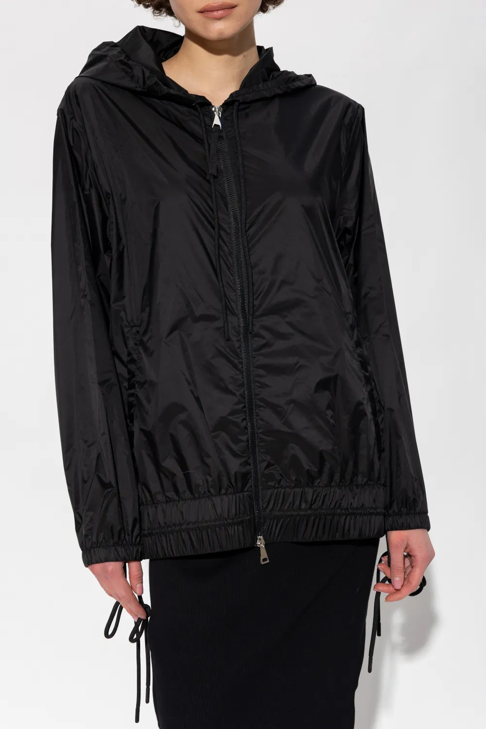 Moncler Logo Printed Hooded Jacket