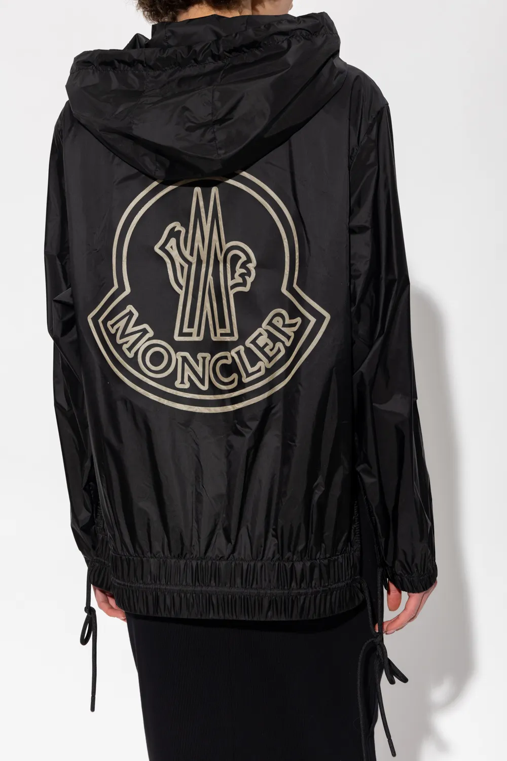 Moncler Logo Printed Hooded Jacket