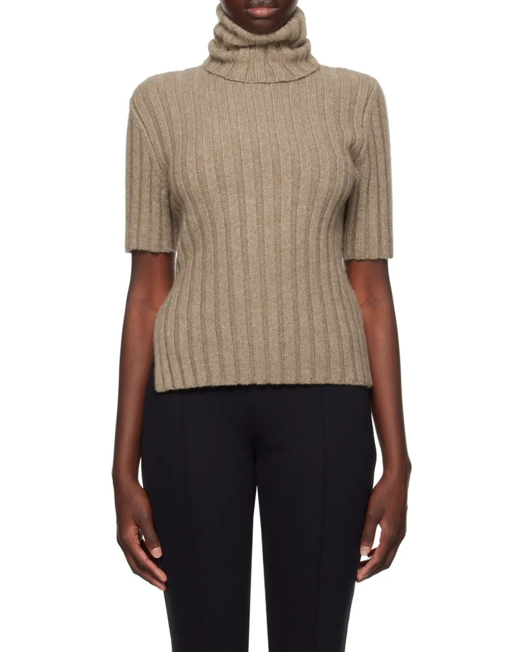 The Row Depinal Ribbed-Knit Turtleneck Jumper