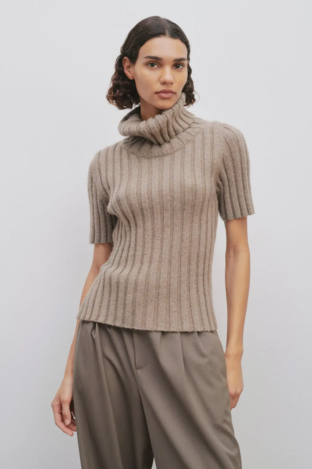The Row Depinal Ribbed-Knit Turtleneck Jumper
