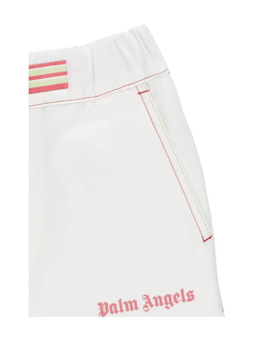 Palm Angels Kids Logo Printed Track Pants