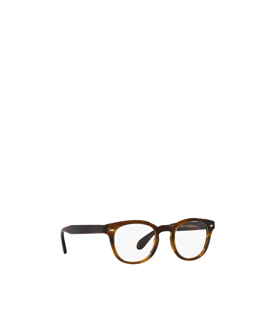 Tonal-Design Round-Frame Glasses