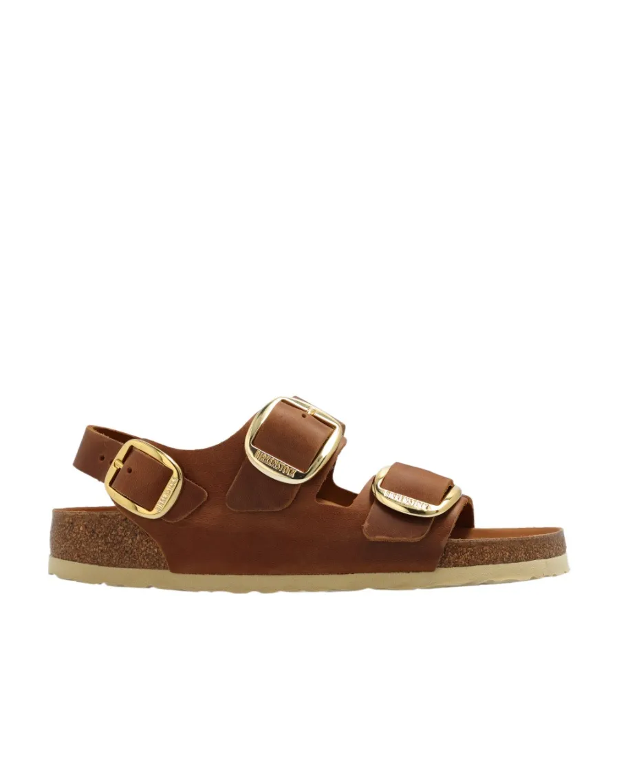 Birkenstock Milano Buckled Round-Toe Slingback Sandals