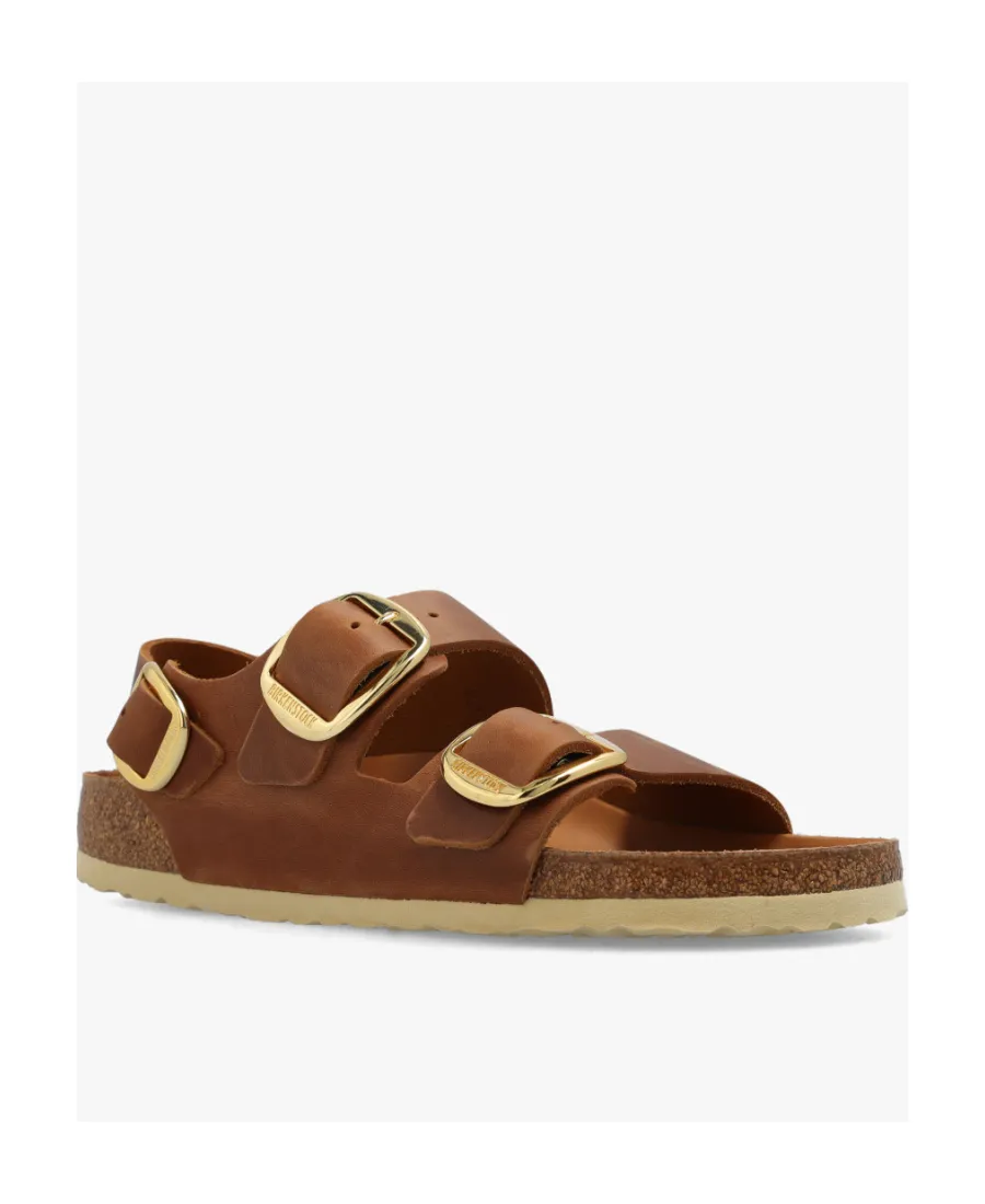 Birkenstock Milano Buckled Round-Toe Slingback Sandals