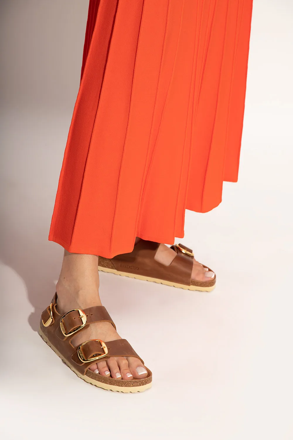 Birkenstock Milano Buckled Round-Toe Slingback Sandals