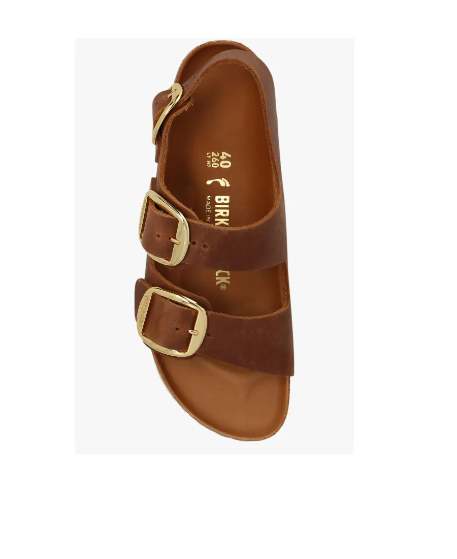 Birkenstock Milano Buckled Round-Toe Slingback Sandals