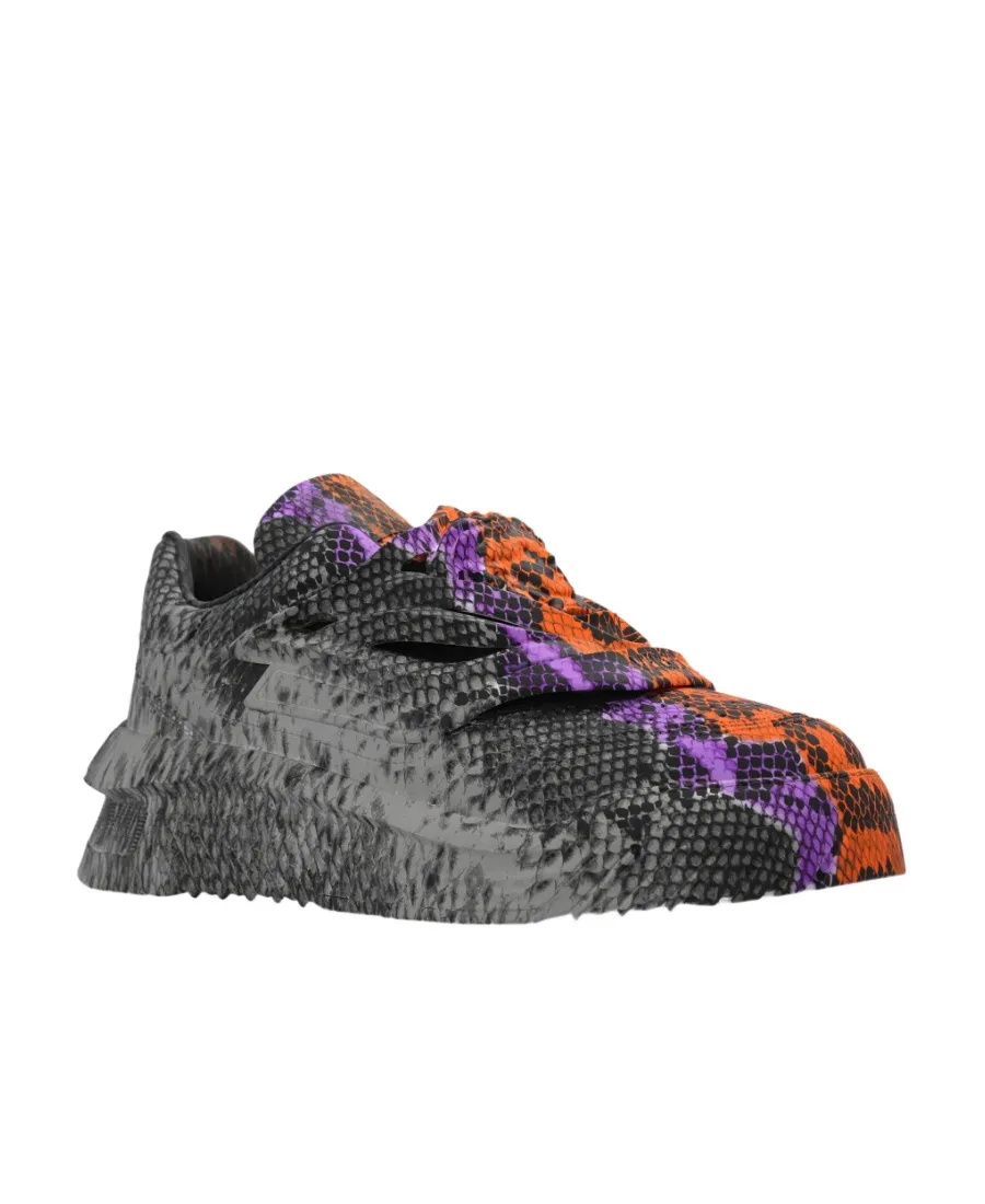 Odissea Python Greca-Print Sneakers