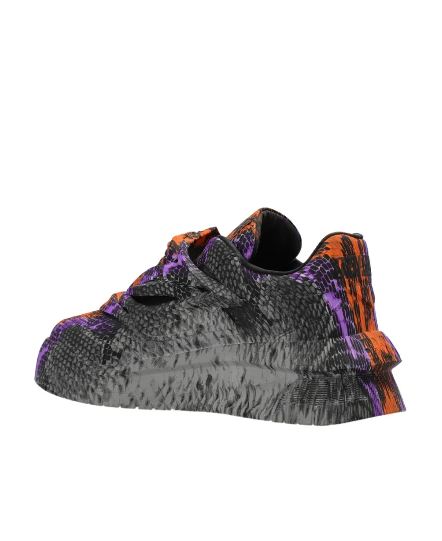 Odissea Python Greca-Print Sneakers