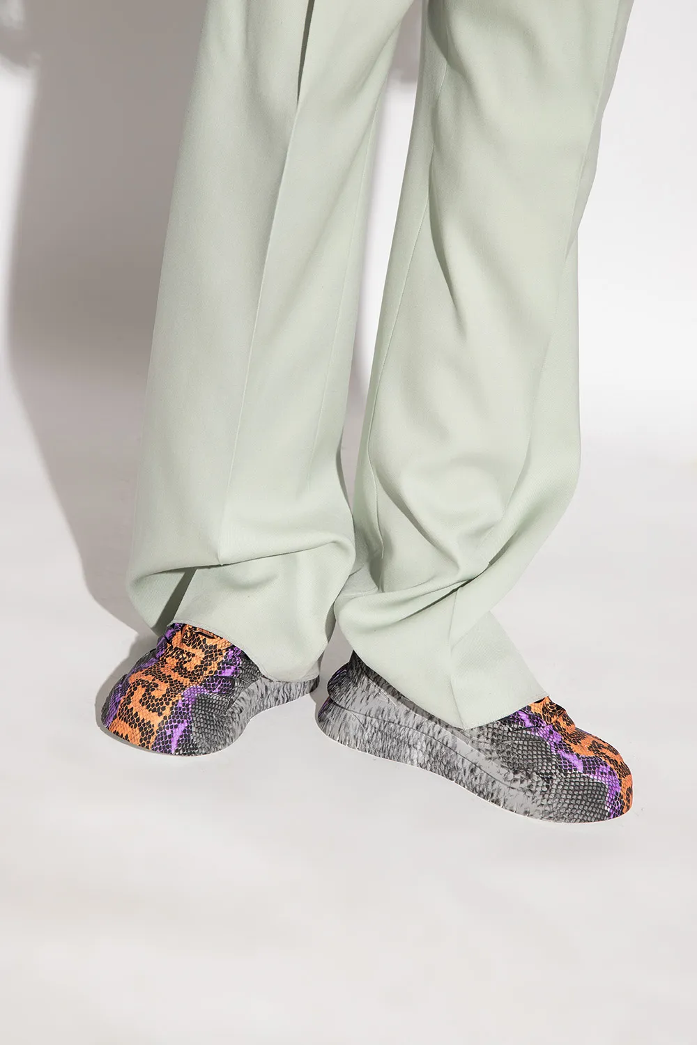 Odissea Python Greca-Print Sneakers