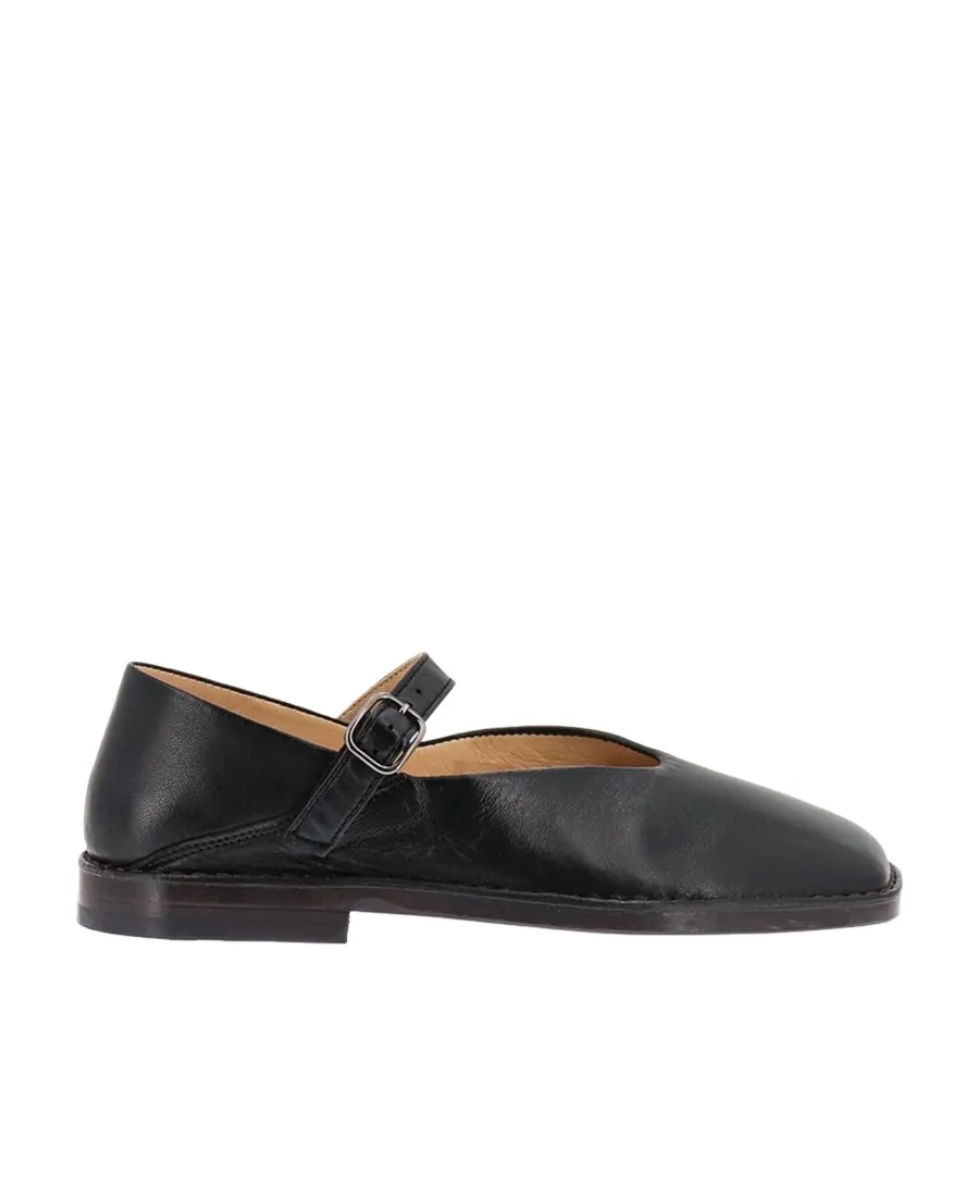 Lemaire Buckled Square Toe Shoes