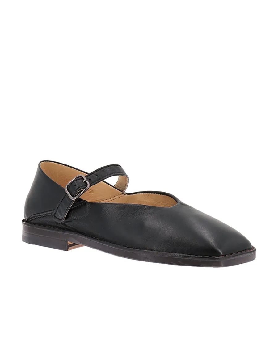 Lemaire Buckled Square Toe Shoes