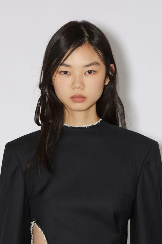 Logo Hollowed-Out Dress