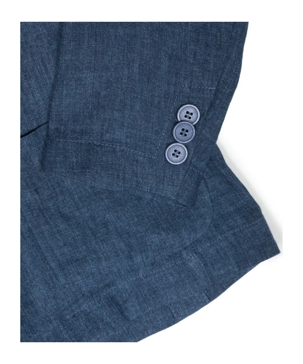 Single-Breasted Denim Blazer
