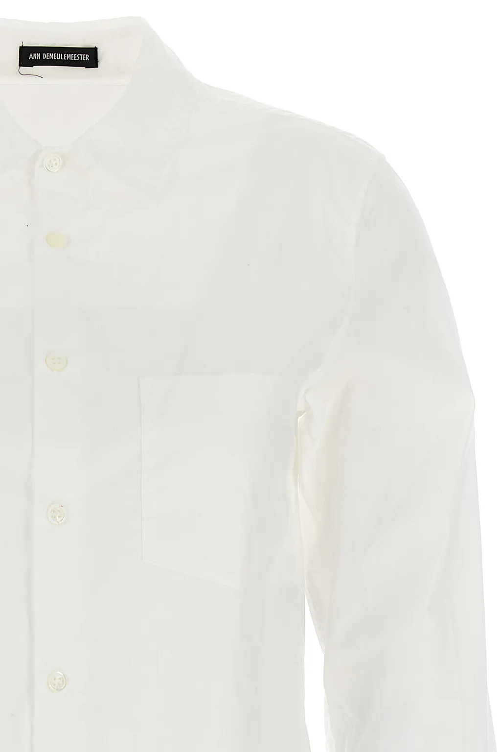 Ann Demeulemeester Betty Fitted Popeline Shirt