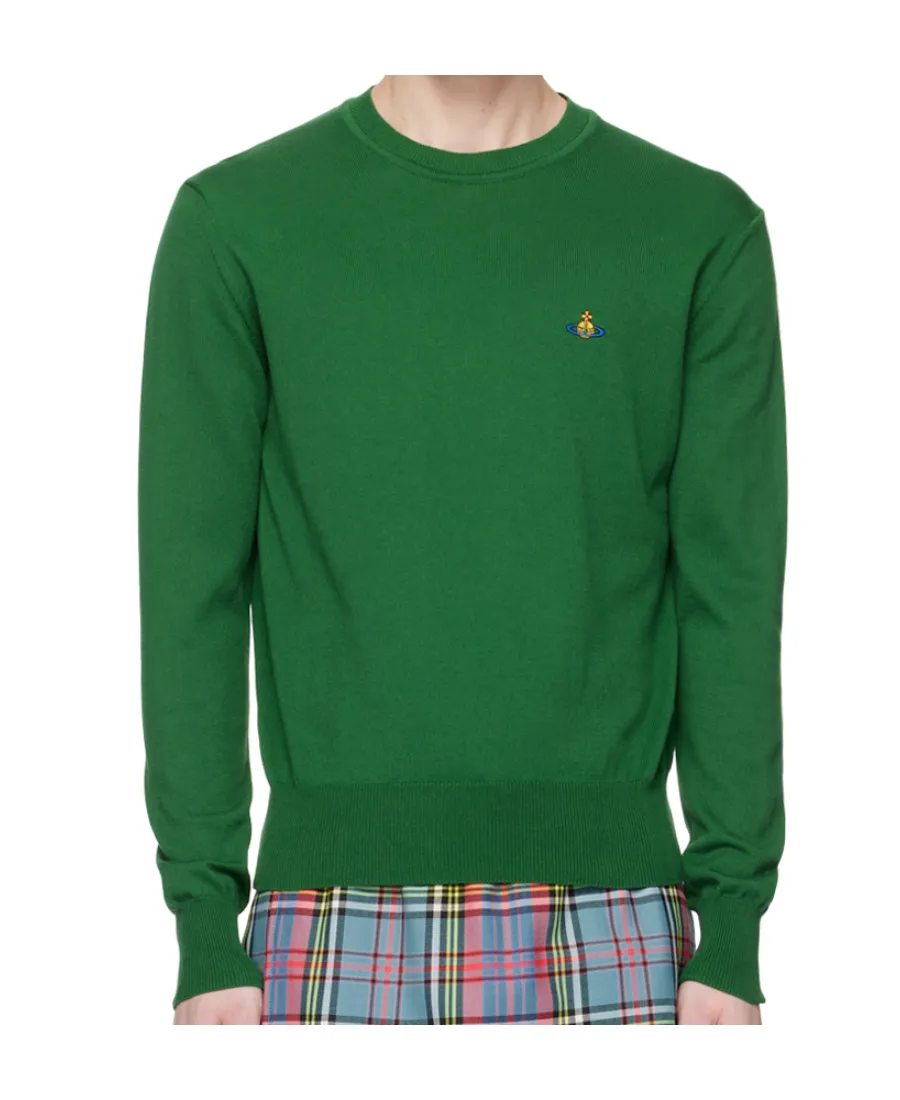 Vivienne Westwood Orb Embroidered Knit Jumper