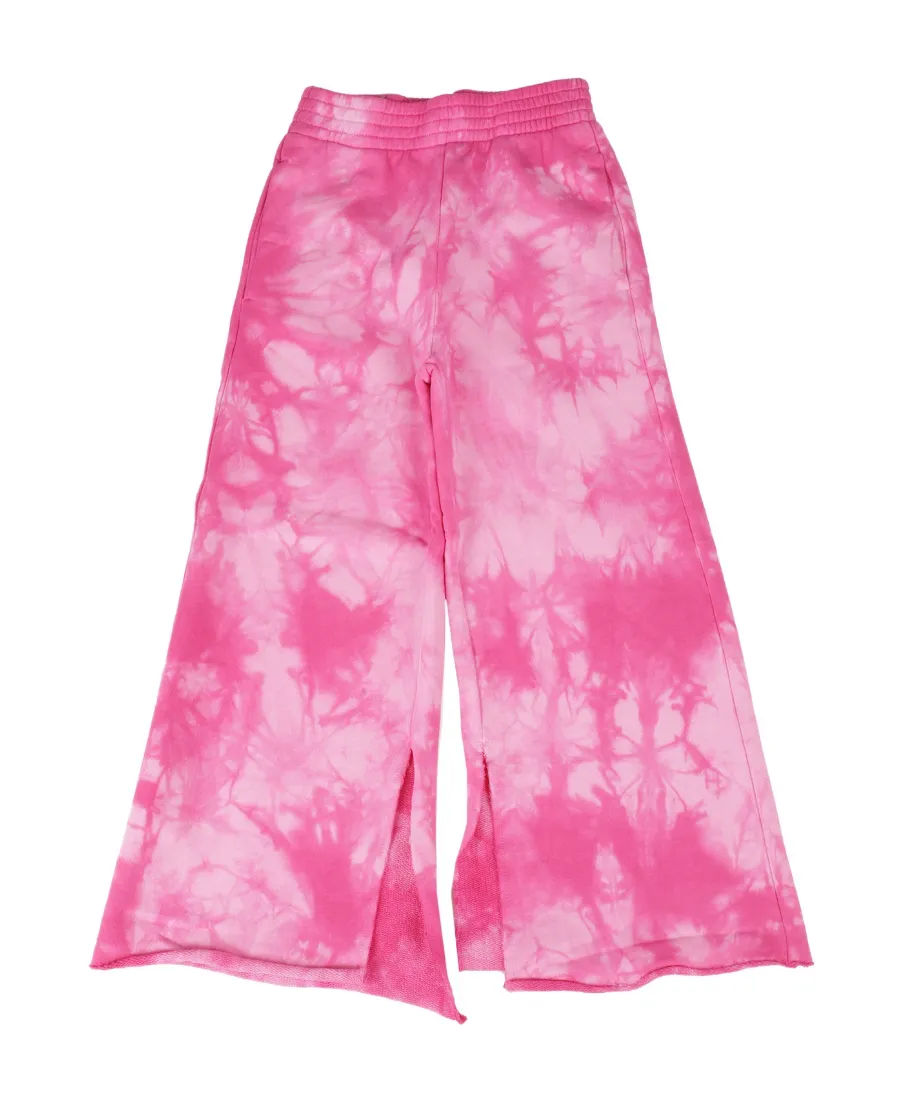 Tie-Dyed Wide-Leg Trousers