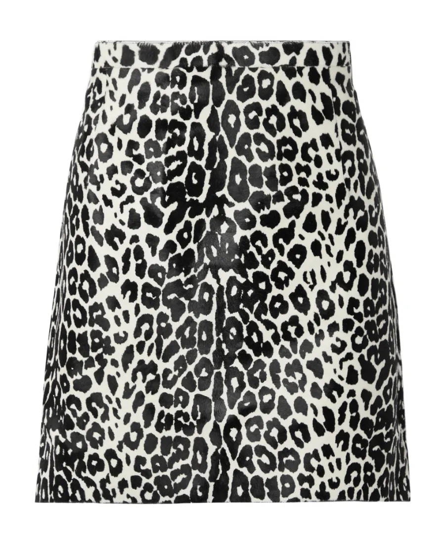 Leopard Print Mini Skirt