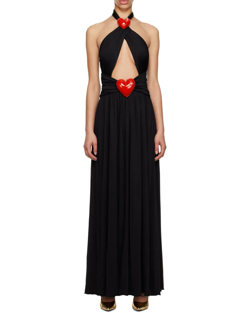 Inflatable Heart Halterneck Gown