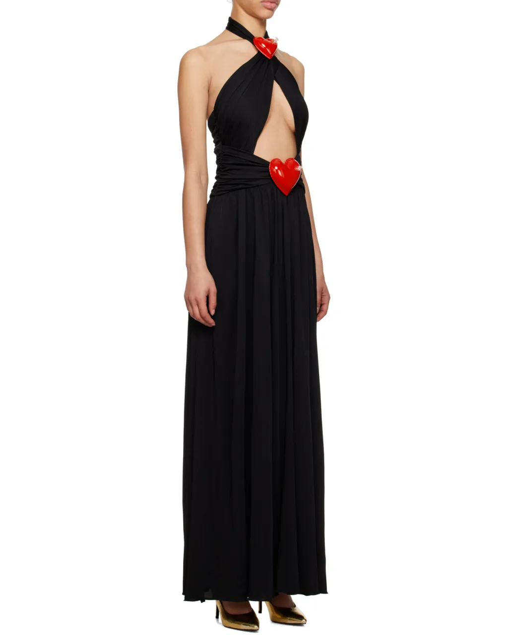 Inflatable Heart Halterneck Gown