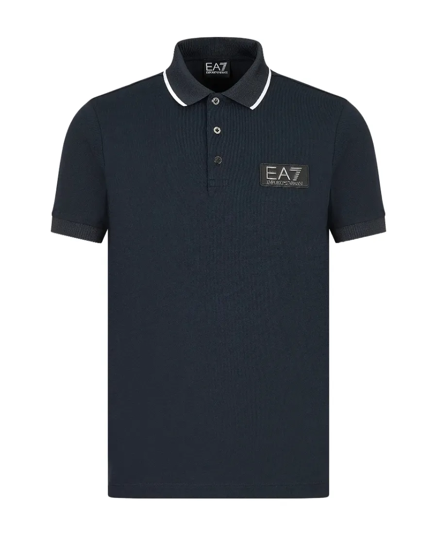 Logo Patch Polo Shirt