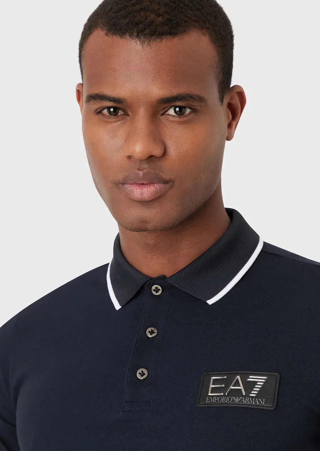 Logo Patch Polo Shirt