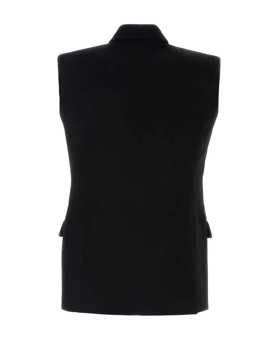 Sleeveless Wool Jacket