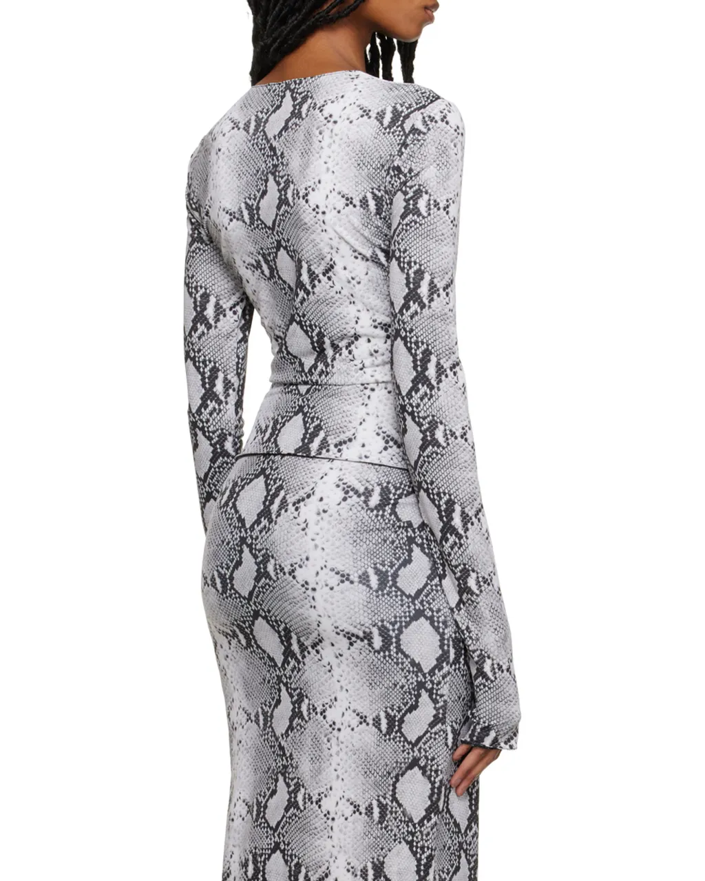 Pattern Long-Sleeved Top