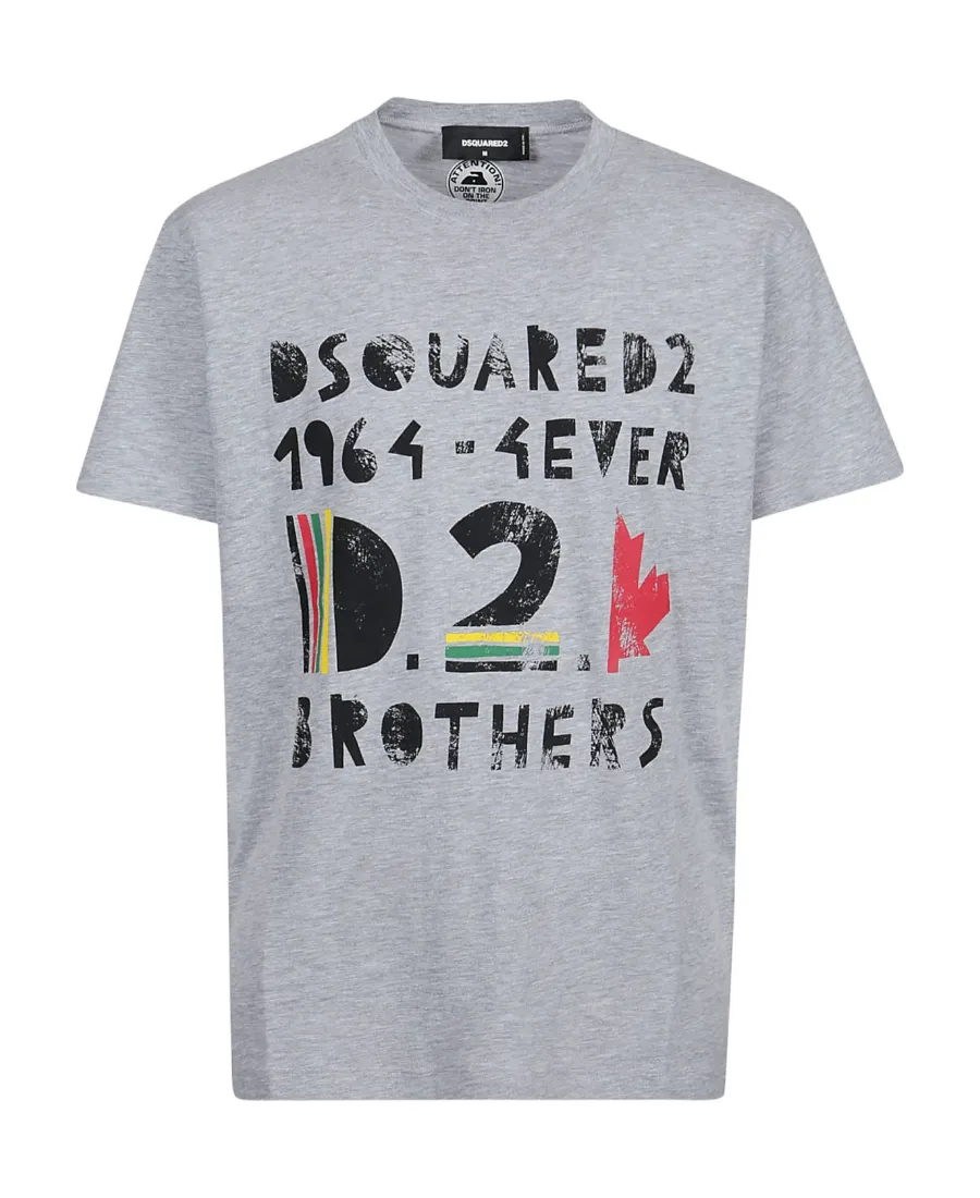 Dsquared2 Logo Printed Crewneck T-Shirt