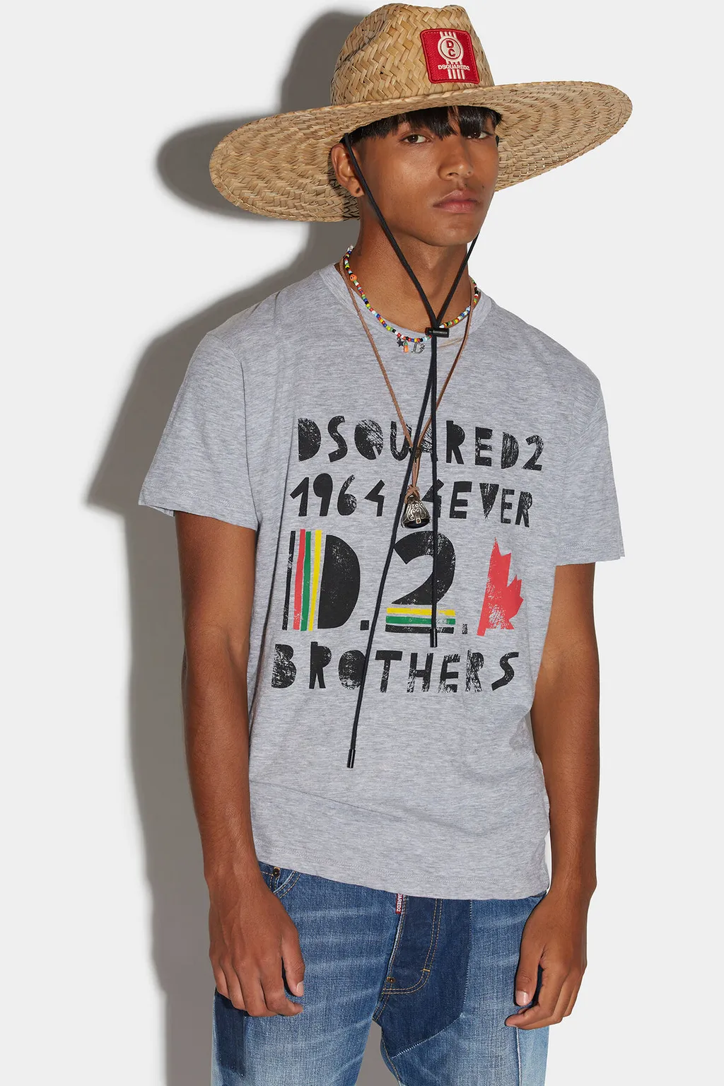 Dsquared2 Logo Printed Crewneck T-Shirt