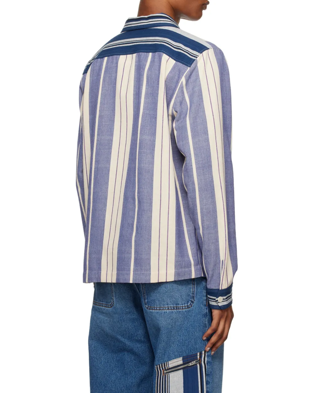 Wales Bonner Atlantic Striped Long-Sleeved Jacket