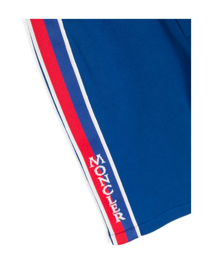 Stripe-Detail Cotton Shorts
