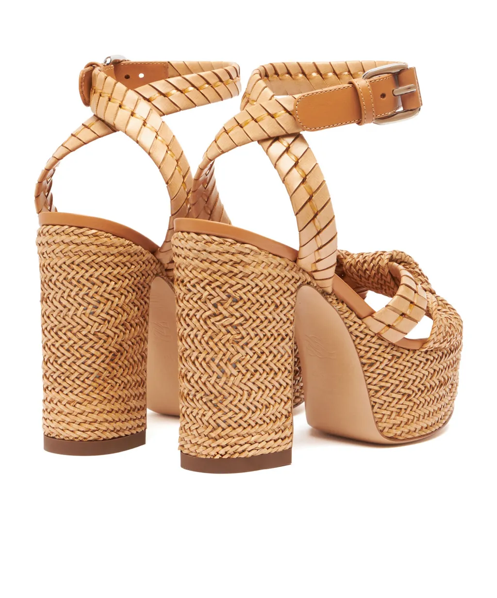 Casadei Interwoven Knot-Detailed Sandals