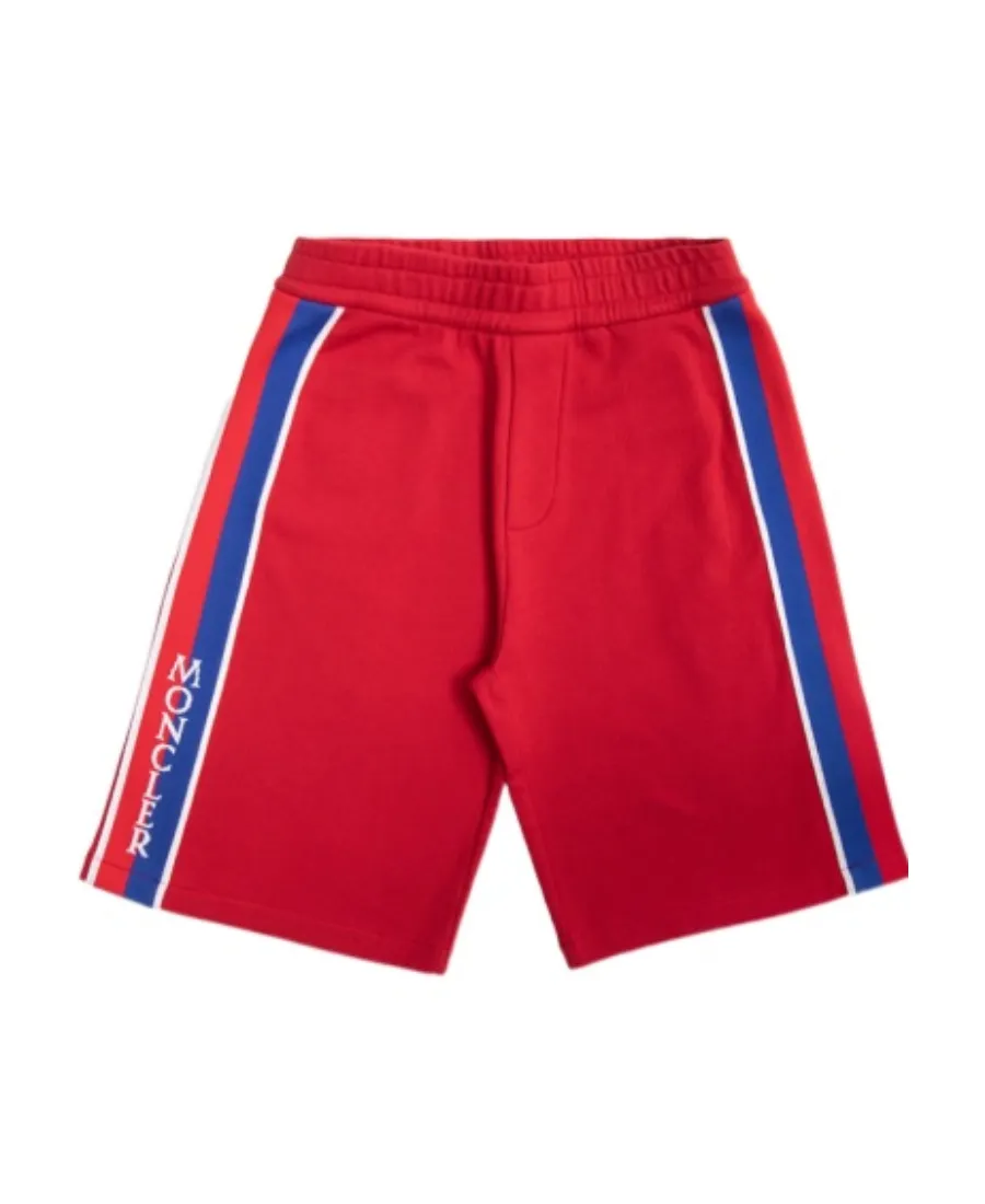 Stripe-Detail Cotton Shorts