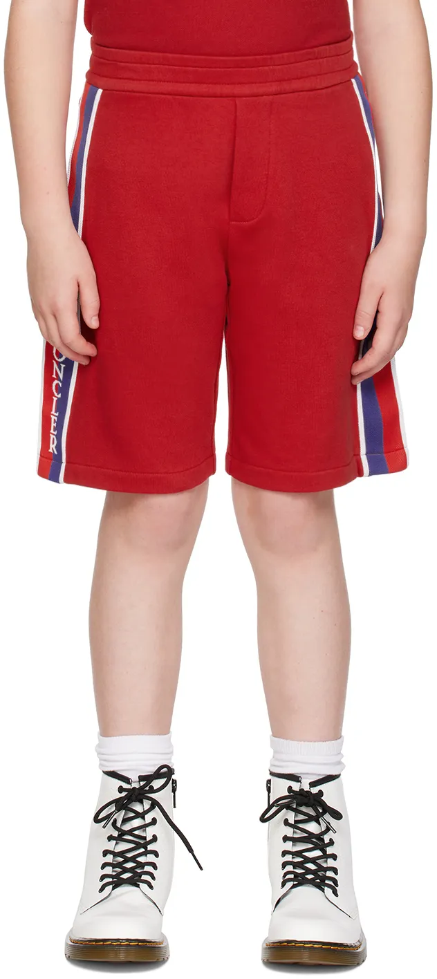 Stripe-Detail Cotton Shorts